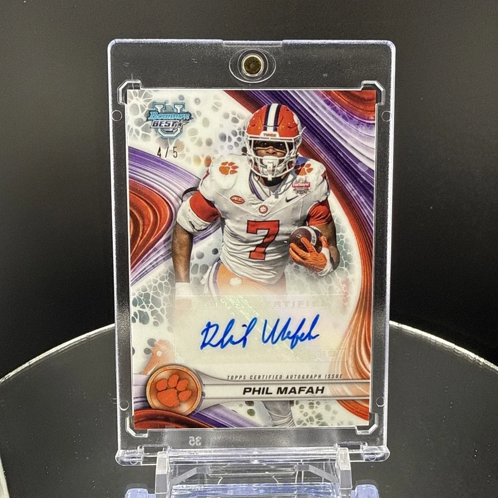 Phil Mafah #BOA-PM 2024 Bowman Auto Clemson Tigers